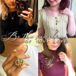 "You Are My Sunshine" Sunflower Necklace