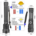 90000 Lumens Powerful Flashlight