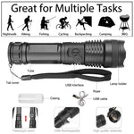 90000 Lumens Powerful Flashlight