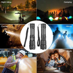 90000 Lumens Powerful Flashlight