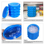 2 in 1 Silicone Ice Cube Maker