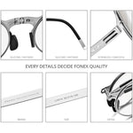 8.9g Titanium Material Screwless Foldable Reading Glasses