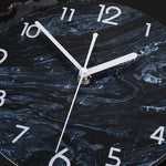 World Art Map Minimalist Luminous Mute Wall Clock