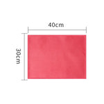 5 Pcs Wave Pattern Fish Scale Microfiber Polishing Cleaning Clothes Rag
