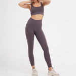Workout Clothes for Women Sports Bra and Leggings Set