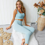 Workout Clothes for Women Sports Bra and Leggings Set