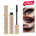 4D Flash Diamond Waterproof Silk Fiber Thick Lengthening Mascara