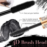 4D Flash Diamond Waterproof Silk Fiber Thick Lengthening Mascara