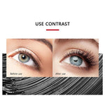 4D Flash Diamond Waterproof Silk Fiber Thick Lengthening Mascara