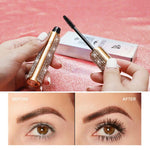 4D Flash Diamond Waterproof Silk Fiber Thick Lengthening Mascara