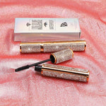 4D Flash Diamond Waterproof Silk Fiber Thick Lengthening Mascara