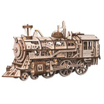 Wooden Mechanical Model Puzzle Set