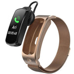 2-in-1 Smart Bracelet With Bluetooth Earphone
