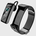 2-in-1 Smart Bracelet With Bluetooth Earphones
