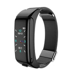 2-in-1 Smart Bracelet With Bluetooth Earphones