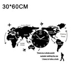 Art Map Wall Clock