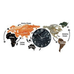 Art Map Wall Clock
