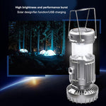 6 in 1 Portable Outdoor LED Camping Lantern With Fan