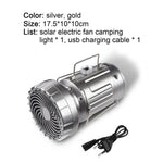 6 in 1 Portable Outdoor LED Camping Lantern With Fan
