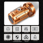 6 in 1 Portable Outdoor LED Camping Lantern With Fan